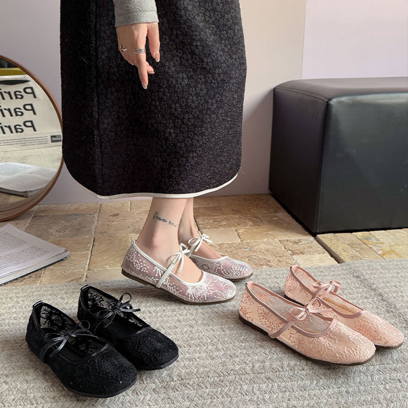 Women'S Shoes Clogs - Chaussures plates de Ballet douces pour