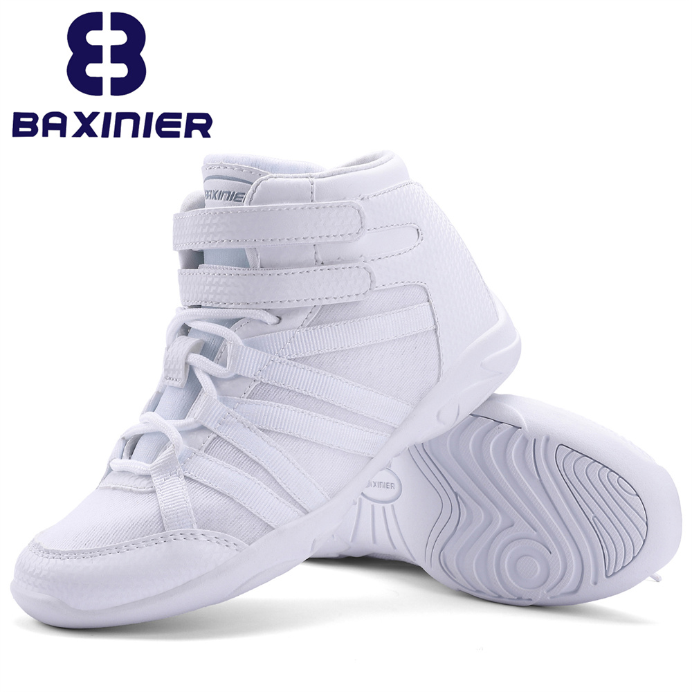 Women Shoes Tennis - BAXINIER filles blanc haut Cheerleading chaussures