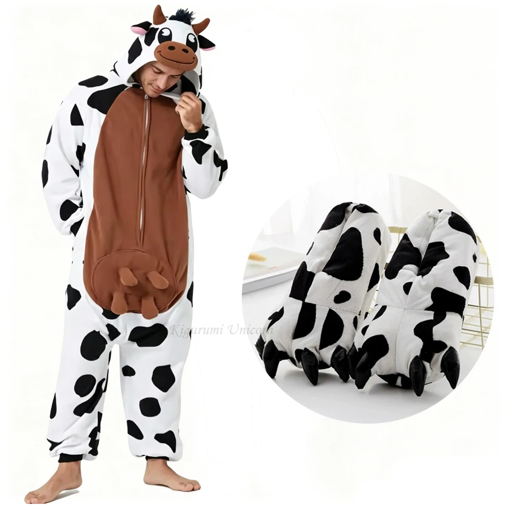 Women Shoes Xxl - Pyjama Licorne Kigurumi Vache, Onesie d'Halloween,