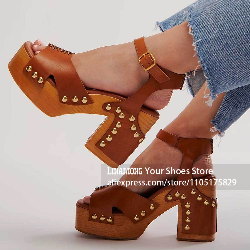 Women'S Shoes Clogs - Sandales sabot à plateforme à talon