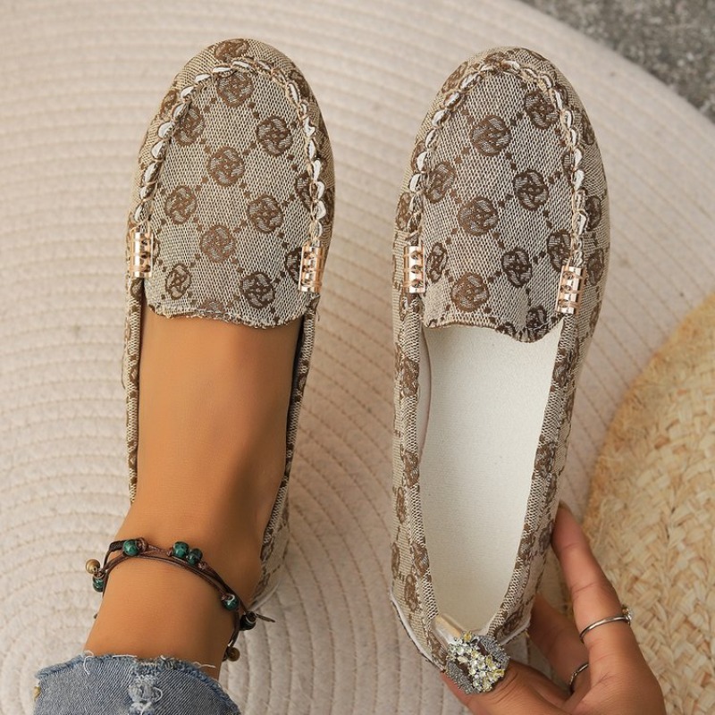 Women Shoes Tennis - Chaussures plates pour femmes, design imprimé