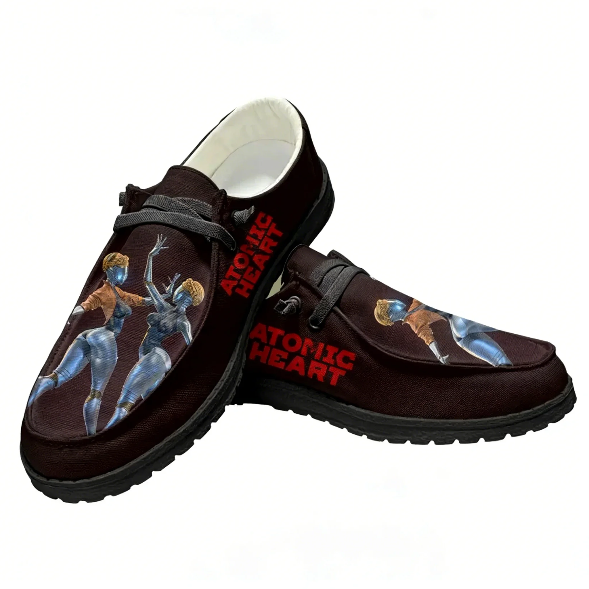 Oxford Lace Up Women - Chaussures décontractées Atomic Heart, chaussures plates