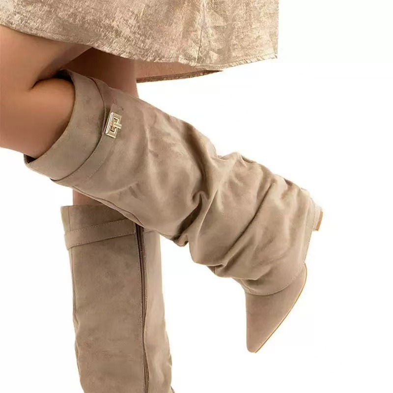 Knee High Boots Women - Nouvelles Bottes Hautes Femme 2026 à