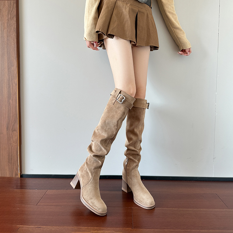 Sock Boot Women - Bottes hautes à talons hauts pour
