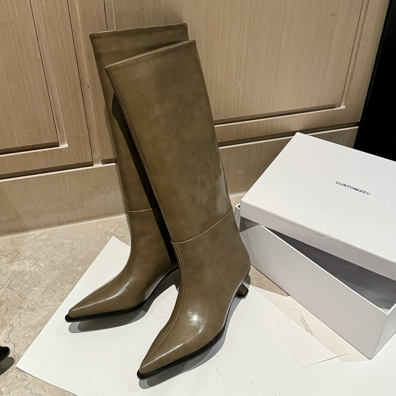 QUTAA mode nouvelles femmes ge - Knee High Boots Women avis et prix