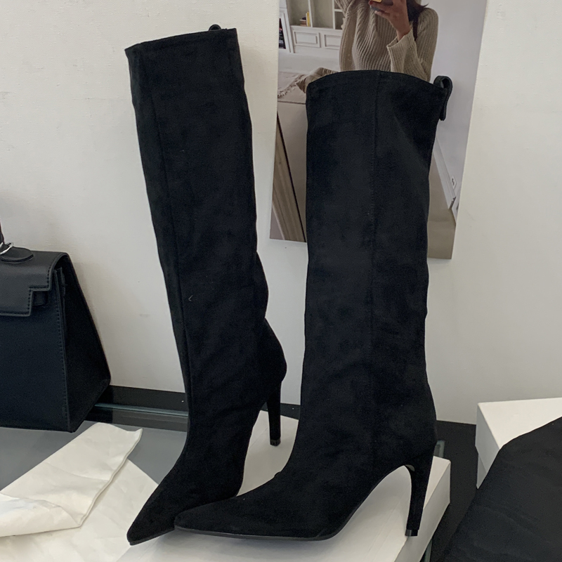 Rue Punk hiver Vintage bout po - Knee High Boots Women avis et prix