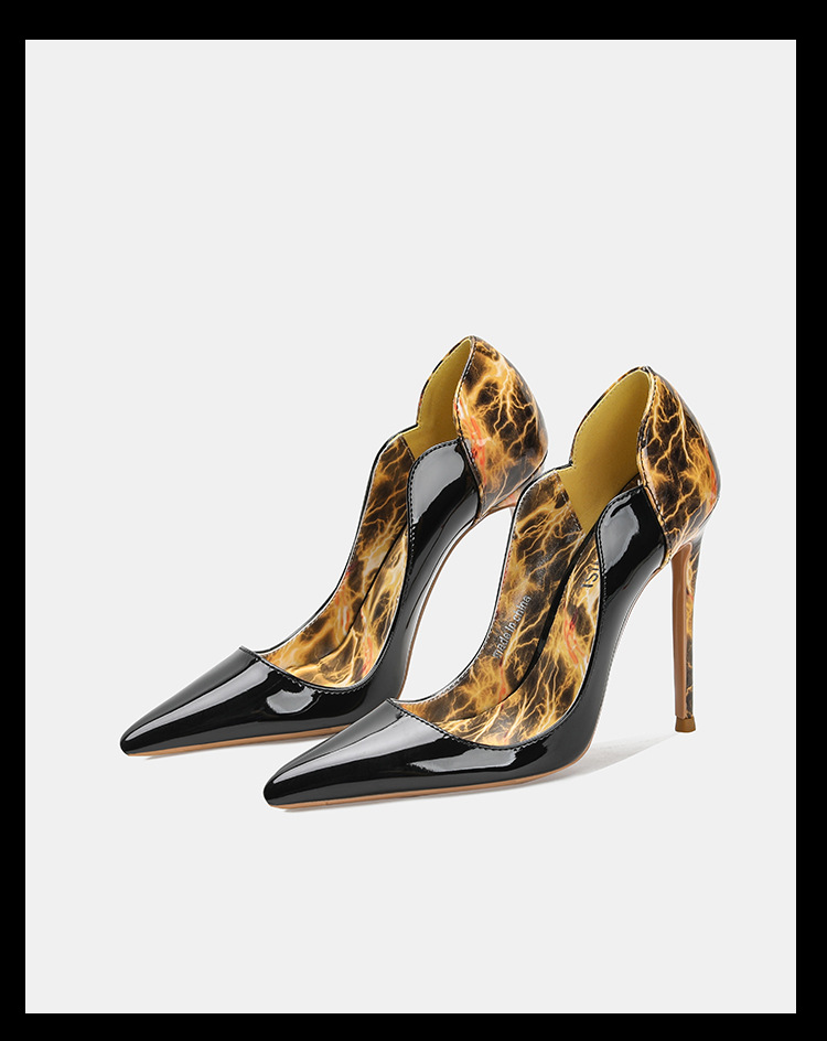 Escarpins Stiletto Électrique  - Court Heel Pointed avis et prix