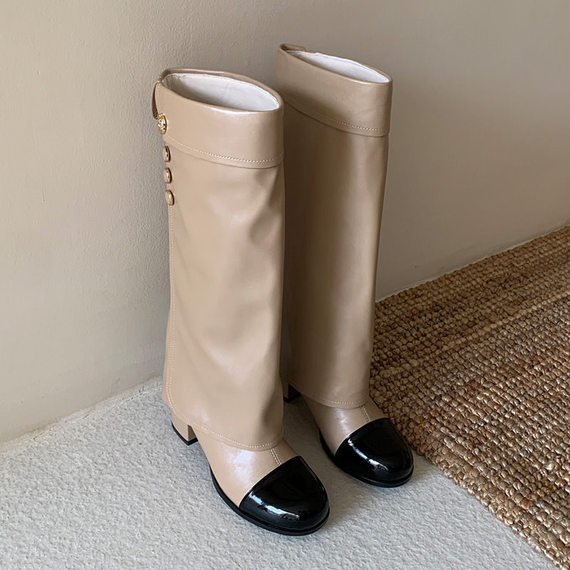 Petites bottes de chevalier pa - Sock Boot Women avis et prix
