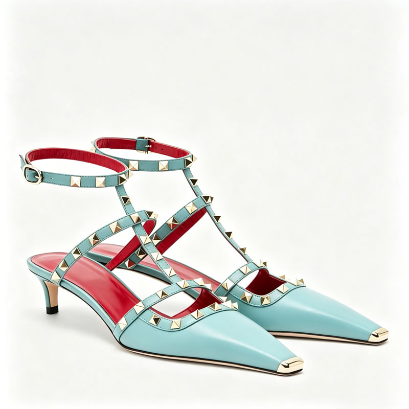 Sandales à talons bas carrés à - Women'S Shoes Quality avis et prix