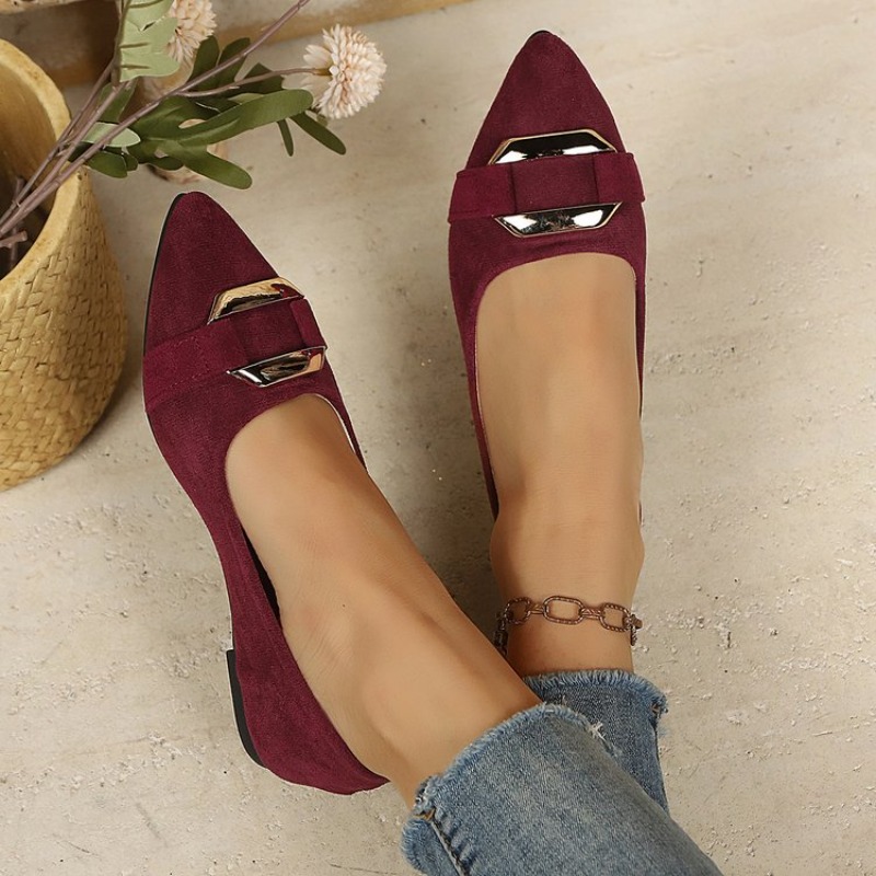 Chaussures plates en daim à bo - Women'S Shoes Clogs avis et prix