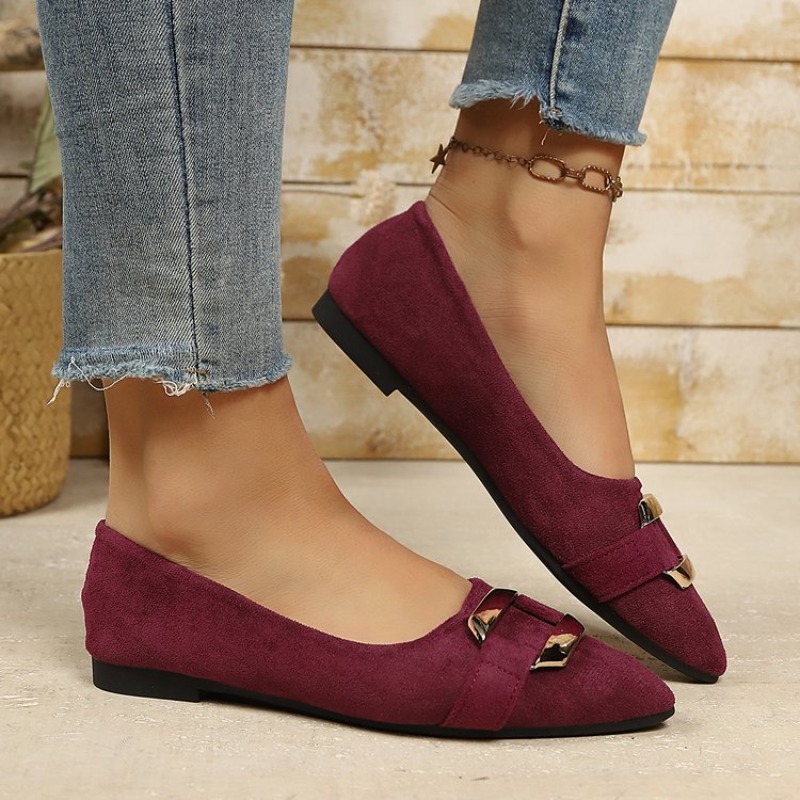 Chaussures plates en daim à bo - Women'S Shoes Clogs avis et prix