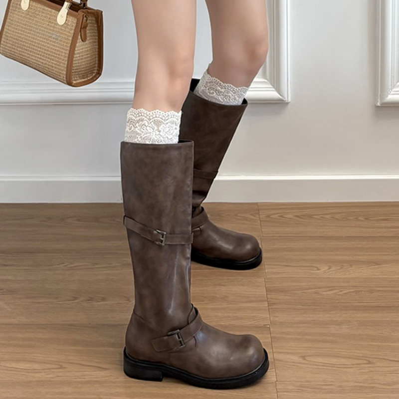 Vintage boucle de ceinture fem - Knee High Boots Women avis et prix