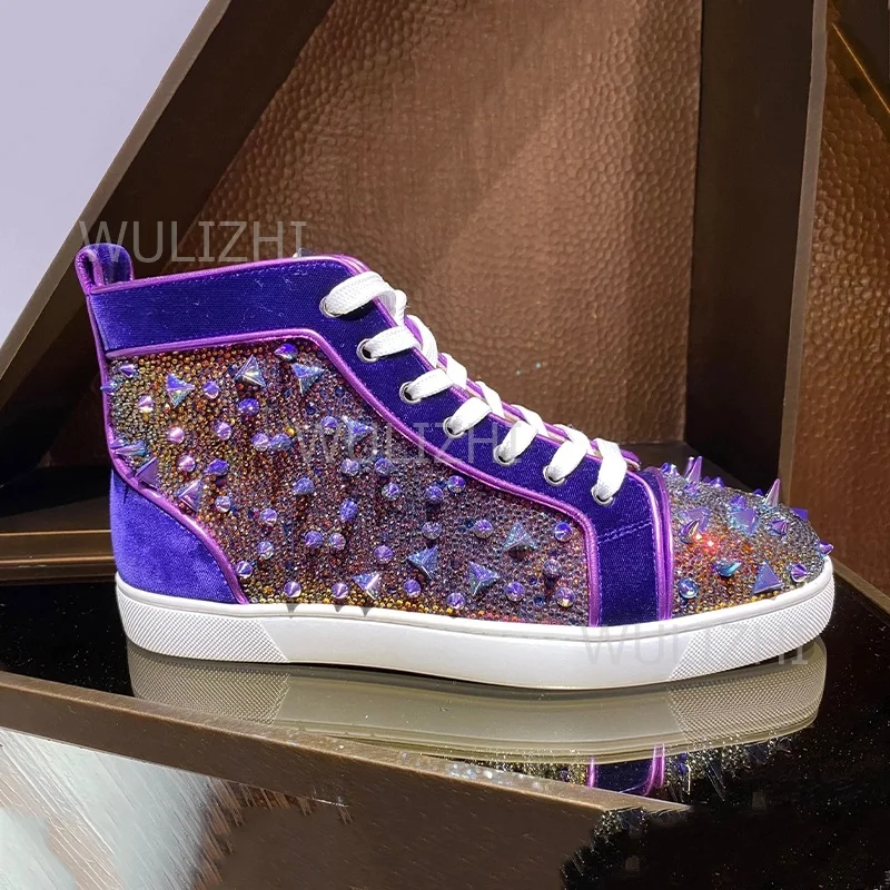 Baskets pour hommes à rivets e - Women Shoes Tennis avis et prix