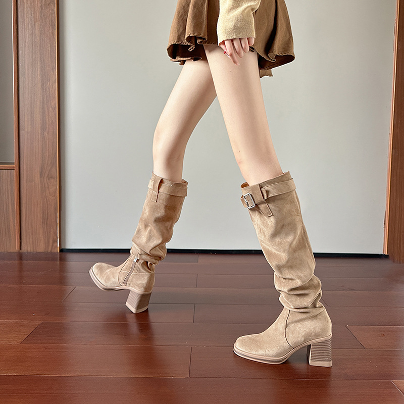 Bottes hautes à talons hauts p - Sock Boot Women avis et prix