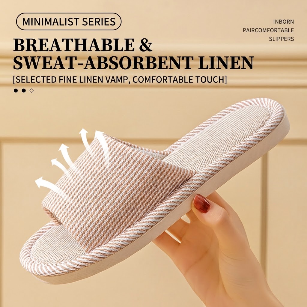 Chaussons en lin respirant pou - Mule Slip On avis et prix