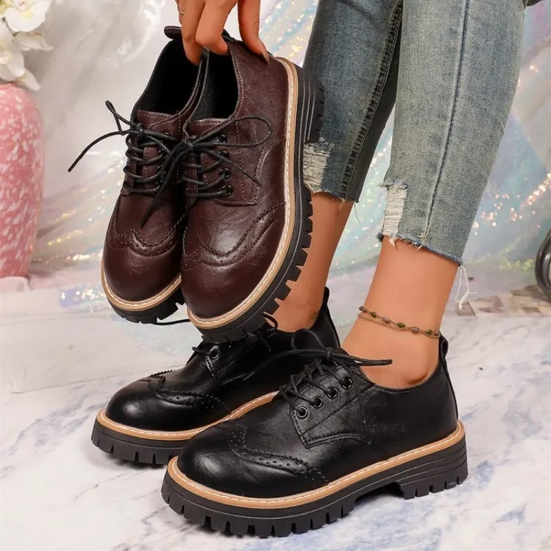 Chaussures Oxford classiques à - Oxford Lace Up Women avis et prix