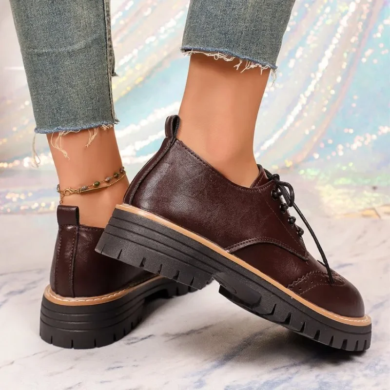 Chaussures Oxford classiques à - Oxford Lace Up Women avis et prix